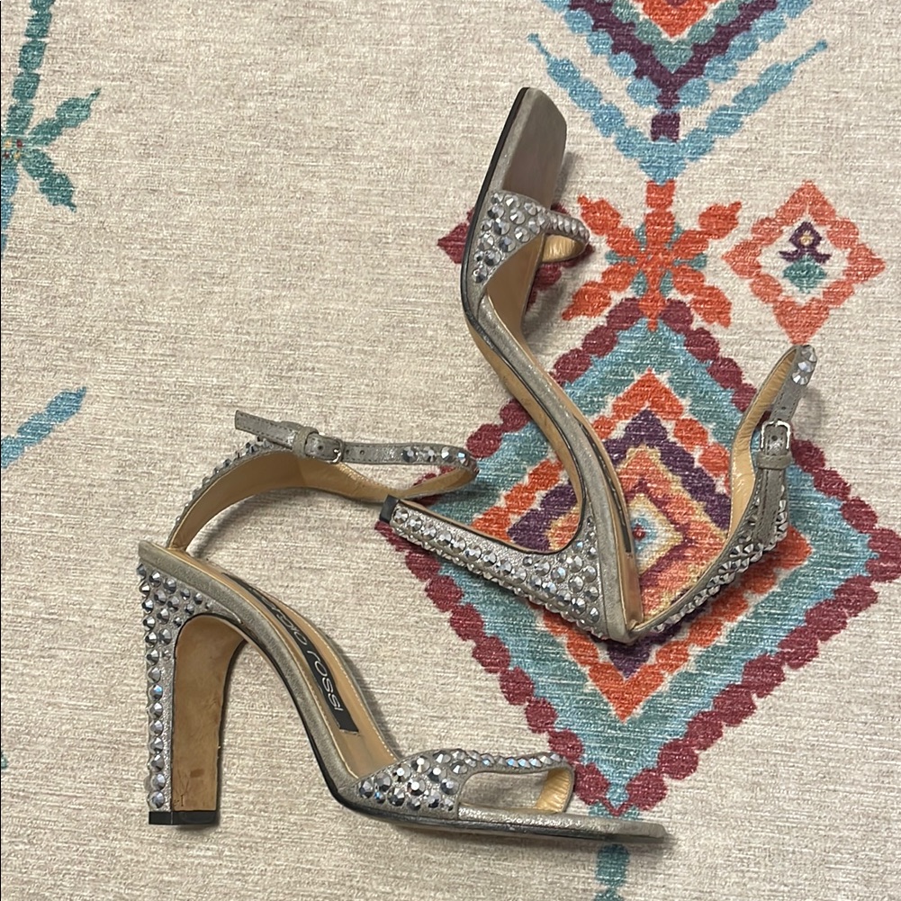 Sergio Rossi Embellished Heeled Sandals